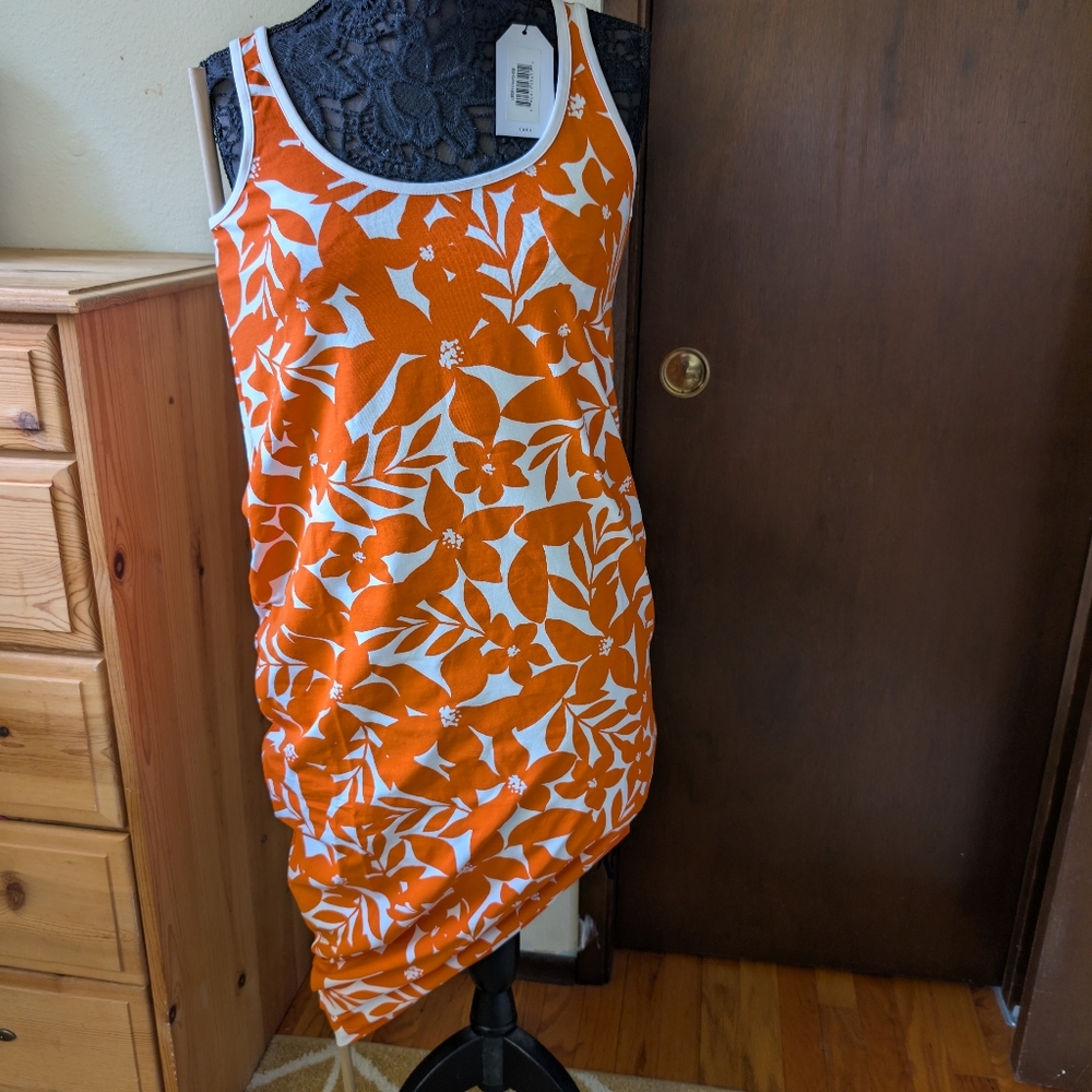 Universal Standard Geneva Tank Dress Asymmetrical 4XS NWT
